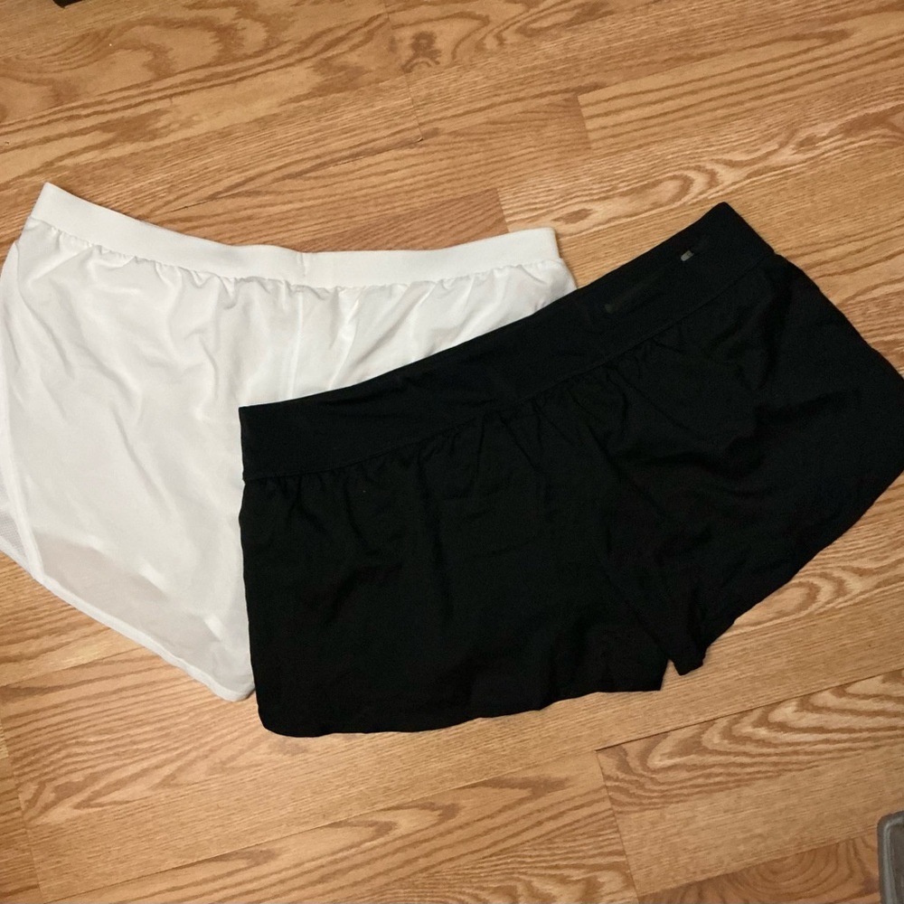 NWOT Nike  Black Athletic Shorts & Under Armour White Athletic Shorts SZ 18